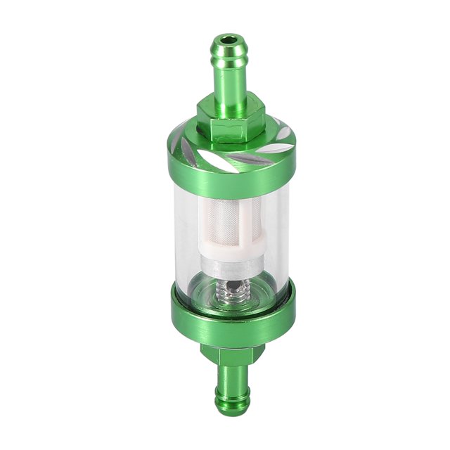 Verde Combustible Filtros Gas Combustible Línea Filtro para Motocicleta ATV Suciedad Bicicleta