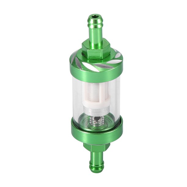 Verde Combustible Filtros Gas Combustible Línea Filtro para Motocicleta ATV Suciedad Bicicleta