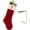 Red-white, variant on Christmas Stockings with Initials, Letter A Embroidered Xmas Stockings, 18" Large Monogram Knitted Xmas Stocking, Christmas Party Fireplace Family Hanging Stocking Decorations