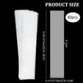 thumbnail image 5 of 6×30inch 60 Pack Poster Bags 2.3 Mil Long Open-Ended Plastic Sleeves Transparent Storage Poster Tube for Wigs Posters Popcorn Blueprint Narrow Items Waterproof, 5 of 9