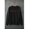 thumbnail image 5 of Old Glory Mens Halloween Horror Redrum Long Sleeve Graphic Sweatshirt, 5 of 6