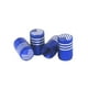thumbnail image 1 of Riwesomey 4 piezas, tapas de vástago de válvula de neumático de coche, patrón de bandera, cubierta de vástago de llanta para bicicleta, Herramientas y ferretería Azul, 1 of 6