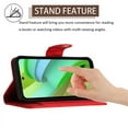 thumbnail image 5 of Charm Style for Moto G Power 2023 Case RFID Blocking Wallet Card Holder Leather PU Flip Cover Lanyard Crossbody Strap Women Girl Magnetic Clasp Kickstand for Motorola Moto G Power 2023, Red, 5 of 8
