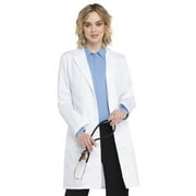 Cherokee Professionals Scrubs Lab Coats for Women 36" Plus Size 2319, 3XL, White