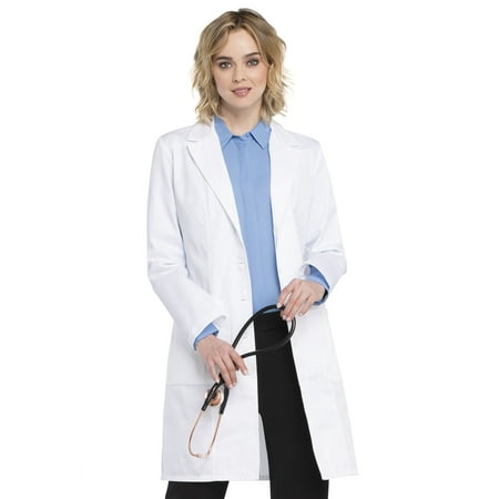 Cherokee Professionals Women Medical Scrubs Lab Coats 36" 2319, XS, White