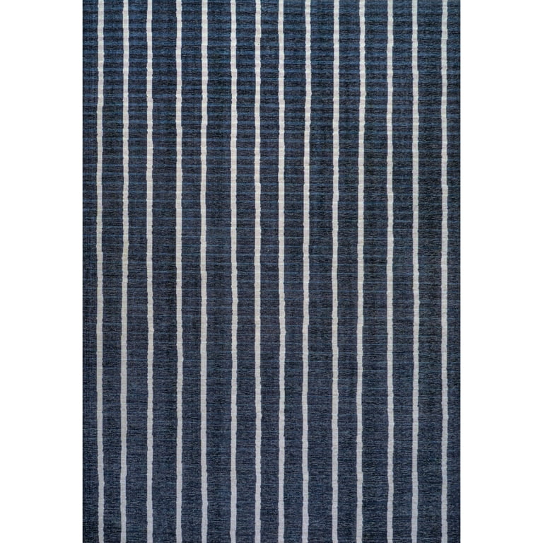 RANDY Part iii \"GREY×NAVY\" JONATHAN Y WSH119A-3 Rand Distressed Ticking Stripe Machine