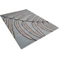 thumbnail image 3 of Glitzy Rugs UBSK00735T00X03A1 3 ft. x 5 ft. Hand Tufted Floral Wool Area Rug, Light Blue, 3 of 6