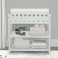 Delta Children Eclipse Changing Table with Pad, White