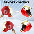 thumbnail image 3 of Guvpev Superhero MK 5 1:1 Wearable Helmet, Voice, Touch & Remote Control with LED Eyes, Realistic Sound Effects, Perfect for Halloween Cosplay, Display, Collectible, Birthday Gifts for Man & Teen, 3 of 8