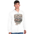 thumbnail image 3 of Speed Power American Legend Racecar Zip Up Hoodie Men's Women's Brisco Brands L, 3 of 4