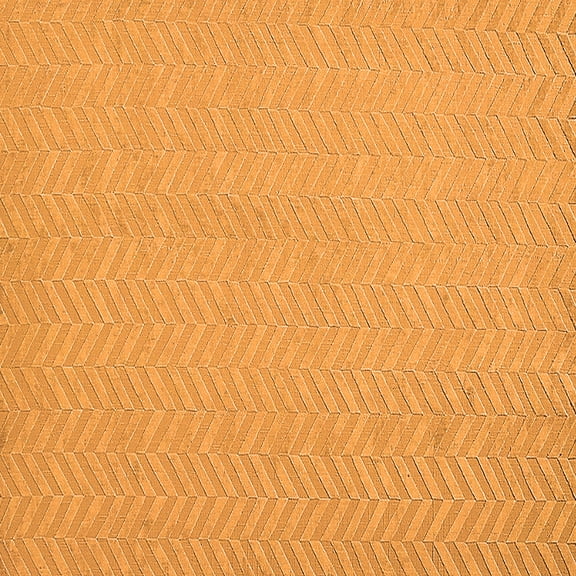 Ahgly Company Indoor Square Solid Orange Modern Area Rugs, 5' Square
