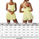 thumbnail image 2 of Mameluco De Una Pieza Mono ceñido al cuerpo para mujer, mono con tirantes y cuello redondo, traje deportivo Sexy de estilo informal Ygjytge Amarillo M para Mujer, 2 of 6