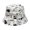 White, variant on Women's Printed Outdoor Bucket Hat Fisherman Sunshade Casual Fashion Basin Style