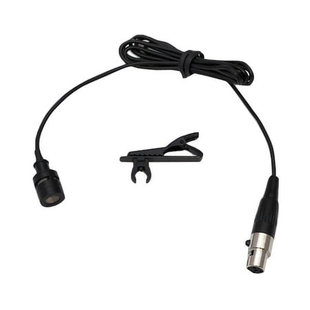 PYLE PLMS30 - Wired Lavalier Mini XLR Uni-Directional Microphone (Works with Shure