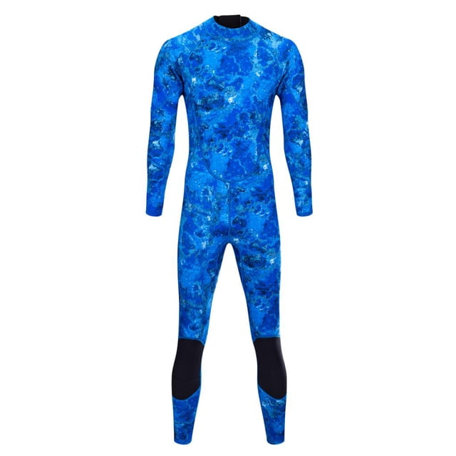 Traje de neopreno de camuflaje azul shamjiam Hombres Buceo Surf