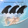 thumbnail image 4 of Tri Set Thruster, Nylon Plastic Responsive Replace Surfboard Fins  for Funboard for Longboard, 4 of 7