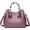 Purple, variant on Handbags and Purses for Women PU Leather Shoulder Bag Silk Scarf Top-Handle Satchel Crocodile Pattern Tote