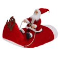 thumbnail image 1 of Fun Pet Dog Christmas clothes Santa Claus riding a deer Jacket Coat Pets Christmas Dog Apparel Costumes for Big Dog Small Dog ShopWise Round, 1 of 7