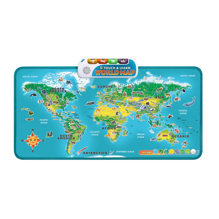 World Map Puzzle for Kids