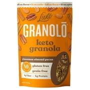 Livlo Food Co Keto Low-Carb Granola Cereal | Gluten-Free Nut Snacks | 11 oz, 9 Servings