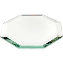 Plymor 4" Octagon, 5mm Thick Beveled Glass Mirror, Pack of 3