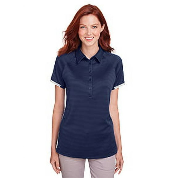 1343675 Under Armour Women's Corporate Rival Polo Midnight Navy 410 XL
