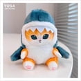 thumbnail image 4 of Colgante de peluche con diseño de gato, tiburón y gato, camarones fritos, 13 cm, 4 of 4