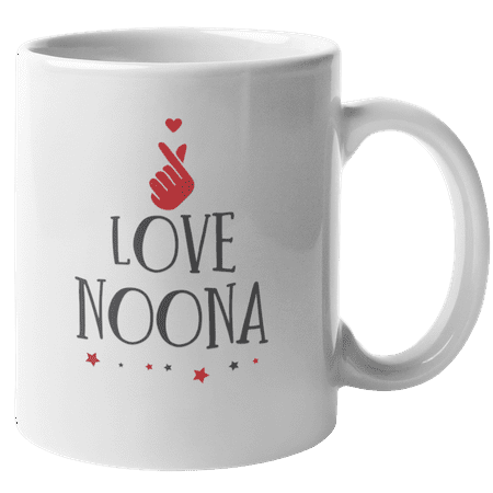 

Love Noona Coffee & Tea Giftable Mug for Korean and KDrama Lovers (11oz)
