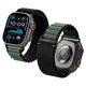 thumbnail image 1 of Correa para reloj Spigen WBF1 de tela ligera, negro y verde, 1 of 8