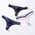 thumbnail image 3 of Ropa interior cómoda de algodón puro para mujer, ropa interior sexy sin costuras con letras puras, tanga seductora de cintura baja para mujer, 3 of 6