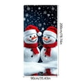 thumbnail image 6 of Christmas Snowman Door Cover Decorative Tapestry Holiday Party Door Curtain Tapestry Door Cover Christmas Party Decoration, 6 of 7