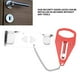 thumbnail image 3 of Cerradura De Seguridad De Puerta De Viaje ANGGREK cerradura Antirrobo Duradera Roja Para Habitación de Viaje, 3 of 8