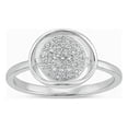thumbnail image 1 of Anillo De Circulos Con Zirconias Para Mujer De Plata 925, 1 of 5