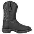 thumbnail image 4 of HOSS Men’s Composite Toe Waterproof Pull-On Western Work Boot Slip Resistant EH We The People Black, 4 of 6
