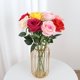 thumbnail image 2 of Bola de onda de rosa artificial de tela de seda individual, rosa para decoración de bodas, hotel y hogar, arreglo floral, flor falsa, 2 of 6