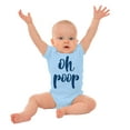 thumbnail image 3 of Oh Poop Funny Cute Stinky Babies Romper Boys or Girls Infant Baby Brisco Brands 12M, 3 of 6