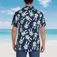 thumbnail image 6 of Haiem Cute Rabbit Printed Hawaiian Shirt for Men - Men’s Casual Beach Summer Shirts - Stretch Fabric with Modern Fit-3X-Large, 6 of 9