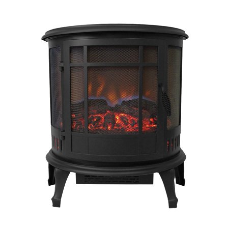 Comfort Glow Claremont Electric Stove Black Walmart Com