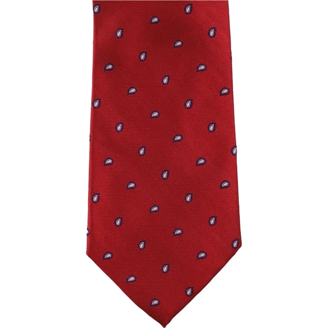 Club Room Cravate Auto-Nouée en Laine de Pin pour Hommes, Rouge, Taille Unique