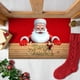 thumbnail image 5 of Alfombra de Papá Noel, alfombra decorativa navideña, alfombra absorbente para baño, alfombra absorbente para puerta de entrada, 5 of 6
