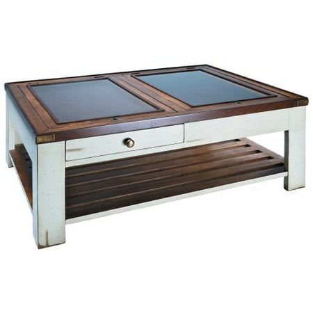 Authentic Models Gallery Shadow Box Coffee Table-Ivory