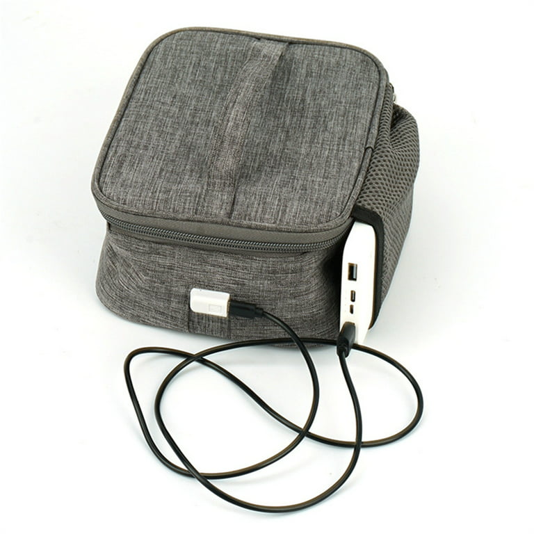 USB Heating Lunch Box w/ Insulation Bag Food Container for Outdoor Picnic  Office