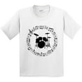 thumbnail image 3 of Inktastic Drummer Percussionist Music Youth T-Shirt, 3 of 5