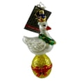 thumbnail image 2 of 5.50In Golden Goose, Glass Blown, Ornament Royal Duck Crown Egg 1016006, 2 of 2