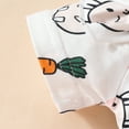 thumbnail image 6 of Gunia Toddler Easter Outfit Girl Short Sleeve Cartoon Rabbit Romper Bodysuits Dress Headbands Set Clothes Set 0-18 Months, 6 of 6