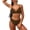 Coffee, variant on Swimming Suits for Women, Bathing Suit for Women 2 Piece, Women's 2 Piece Swimsuit Bikini Sets Double Shoulder Straps Solid Color Cute Triangle Bathing Suit Summer Beach Swimwear, Black L