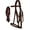 Dark, variant on Pony Size English Browband Headstall w/ Reins (Dark)