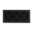 thumbnail image 5 of Decor Grates AGH410-BLK Gothic Floor Register, 4x10 Inches, Textured Black Finish, 5 of 5