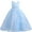 Sky Blue, variant on Tbopshirt Baby Girls Dresses,Toddler Girl Dresses,Kids Dress Girls Sleeveless Princess Dress Bow Tie Lace Flowers Mesh Dress Tufted Dress