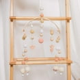 thumbnail image 3 of Mamimami Home Nordic Style Wooden Baby Crib Mobile with Beads and Chimes, 3 of 7